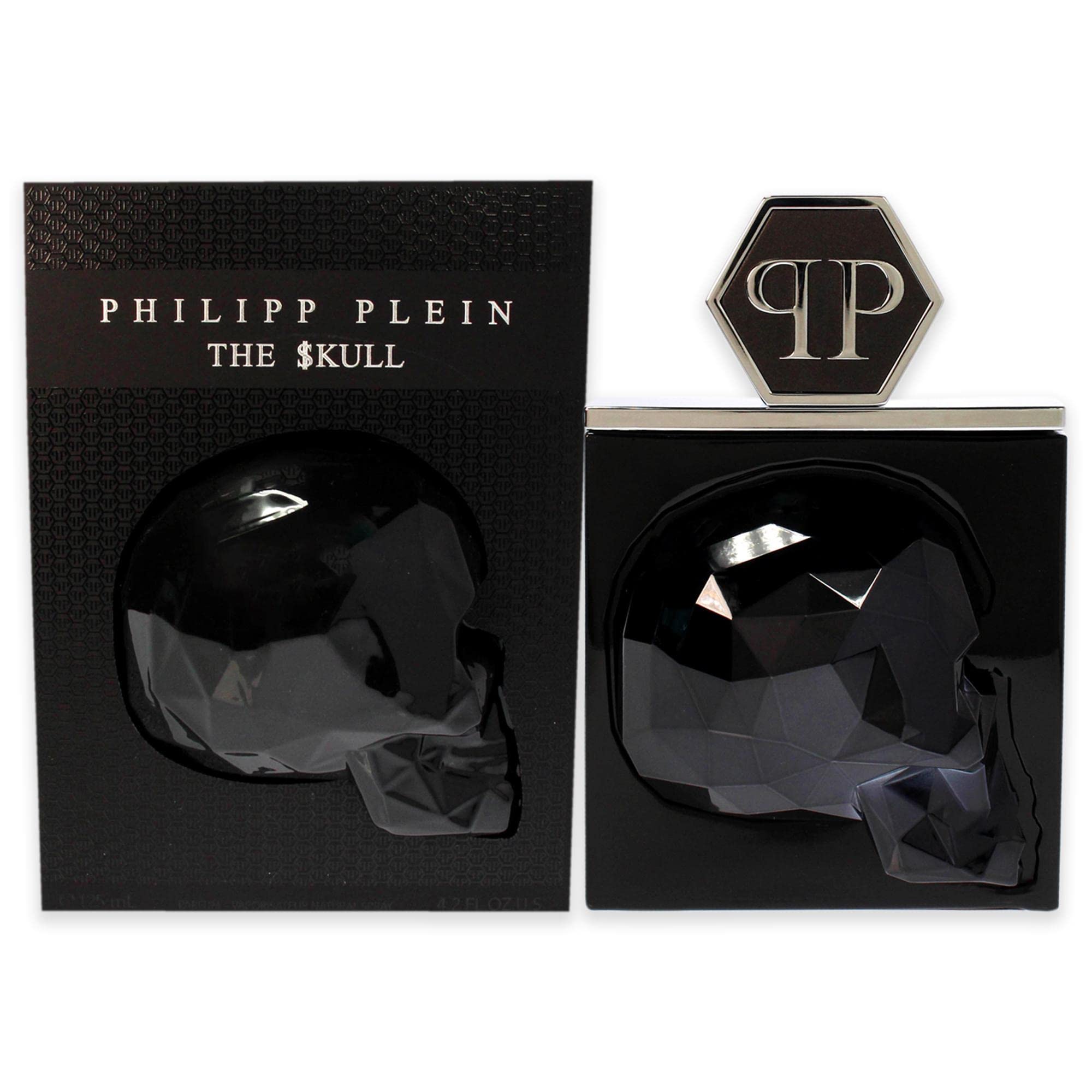 Philipp Plein The Skull Eau de Parfum for Men - 4.2 oz / 125ml Luxury Cologne Spray - Bold & Masculine Scent for Night Out, Date Night & Special Occasions