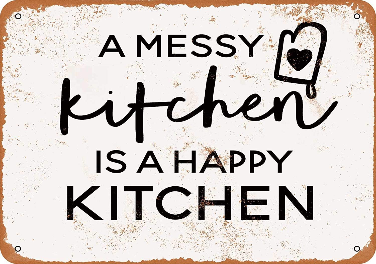 Retro Wood Hanging Sign 8x12 - Perfect for Kitchen Decor