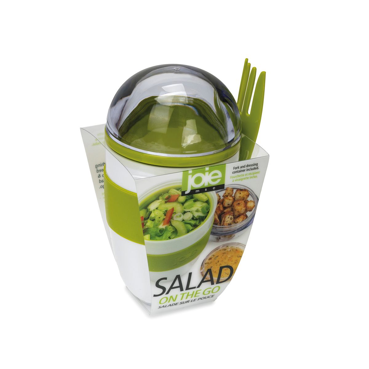 Joie Salad On The Go - Portable Salad Container for Fresh Meals | Perfect for Office Lunch, Picnics & Healthy Eating On The Move