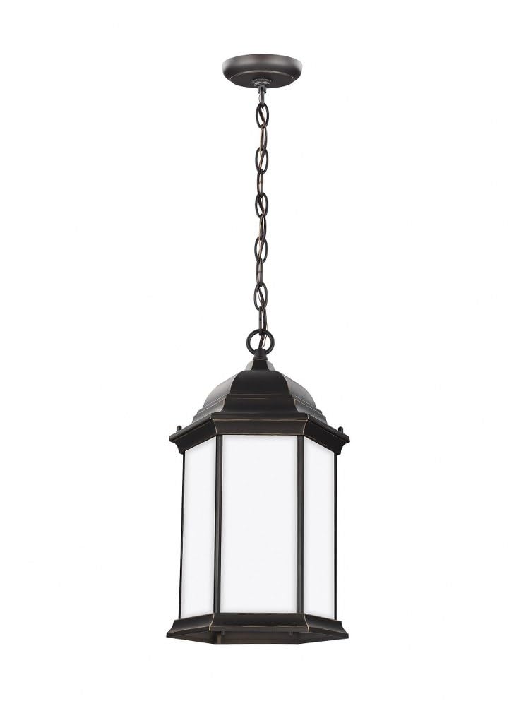 Generation Lighting 6238751-71 Modern Outdoor Pendant Light - Weatherproof Hanging Fixture for Porch, Patio, and Garden Decor