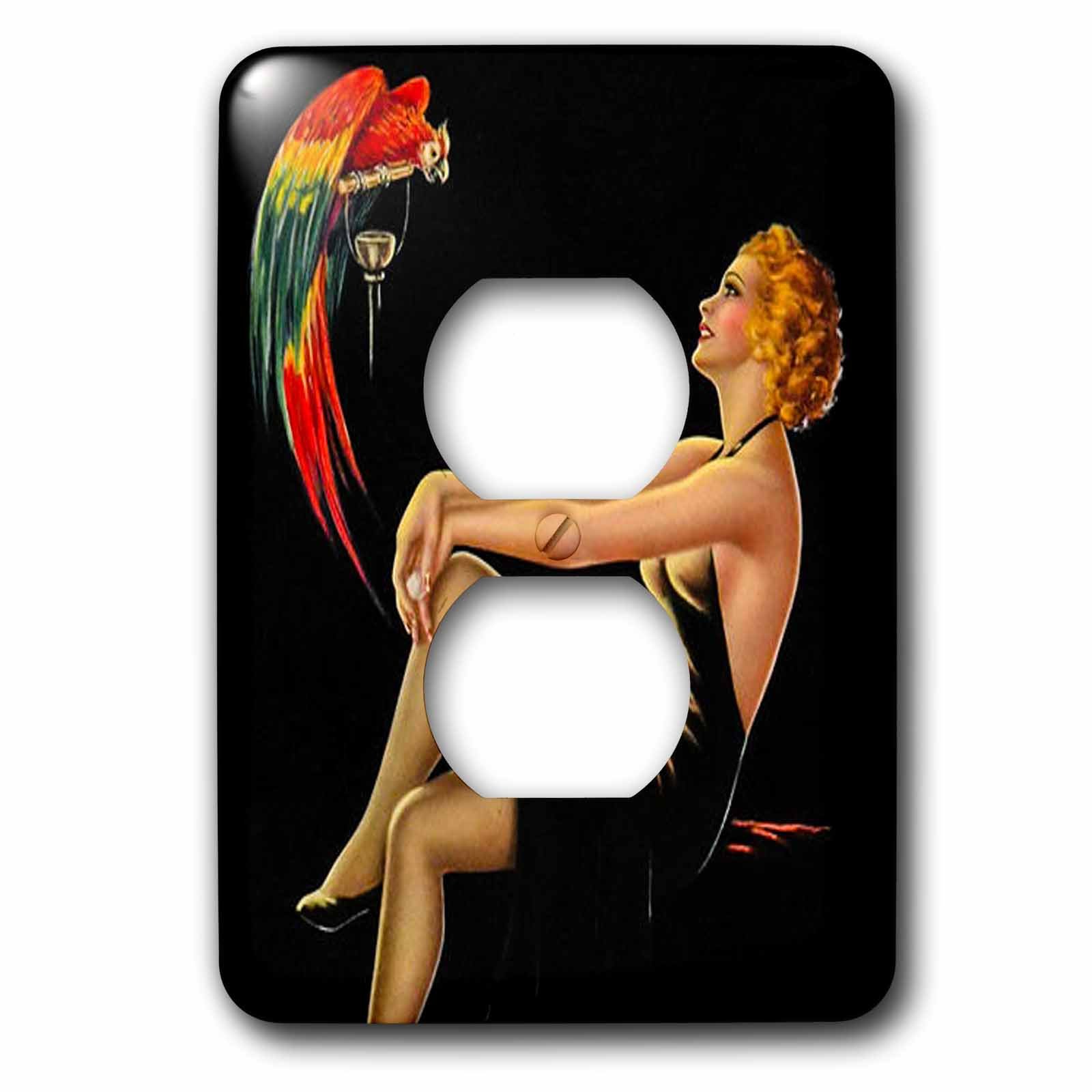 3D Rose Light Switch Cover - Decorative for Home & Office