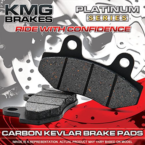KMG PAD181 Brake Pads - Non-Metallic Organic NAO EBC FA181 Equivalent Replacement - Perfect for Sedans, SUVs & Light Trucks - Smooth & Quiet Braking Performance