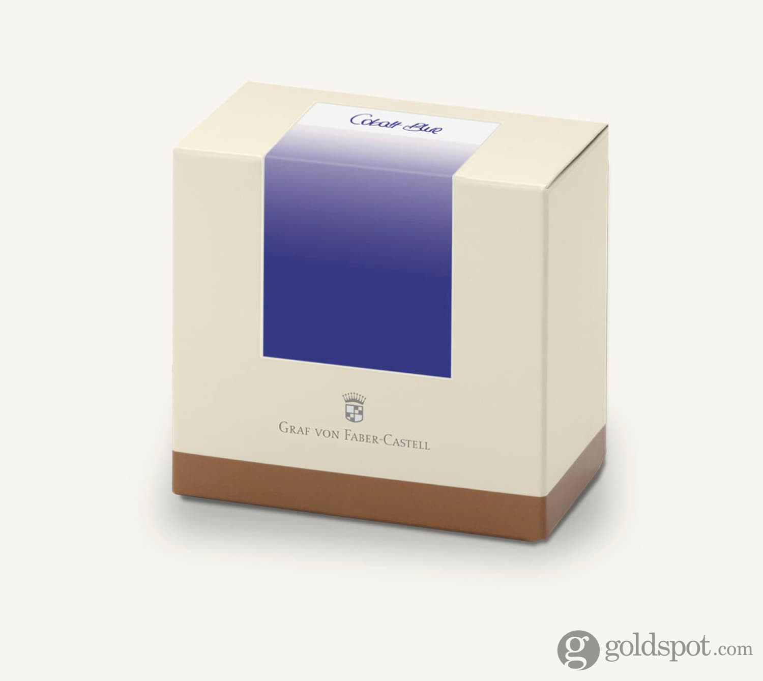 Premium Graf von Faber Castell Cobalt Blue Fountain Pen Ink - 75 mL Bottle for Calligraphy, Writing & Art Projects