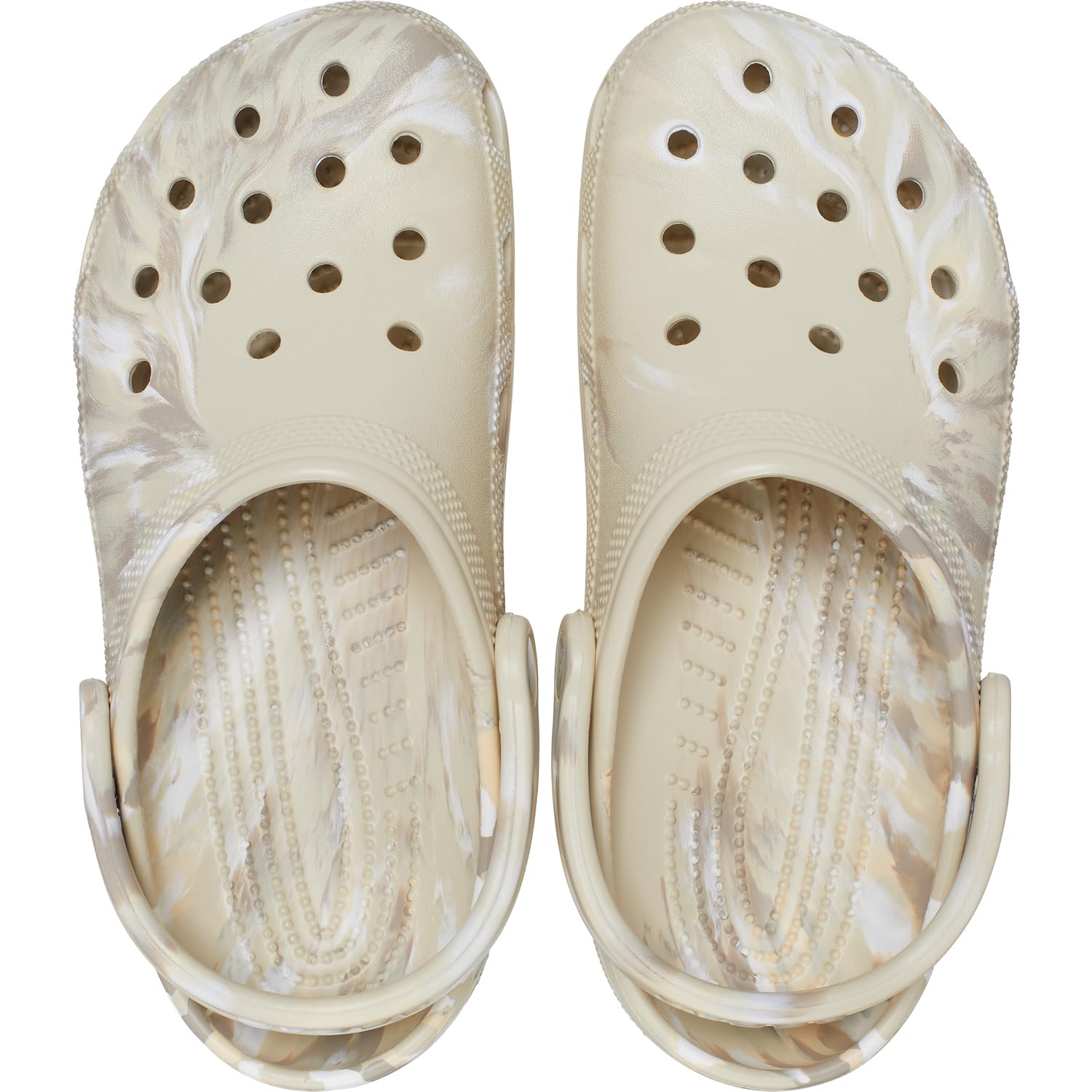 Crocs Unisex Classic Marbled Tie-Dye Clog | Comfortable Slip-On Water Shoes for Men & Women | Perfect for Beach, Pool, Garden & Casual Wear
