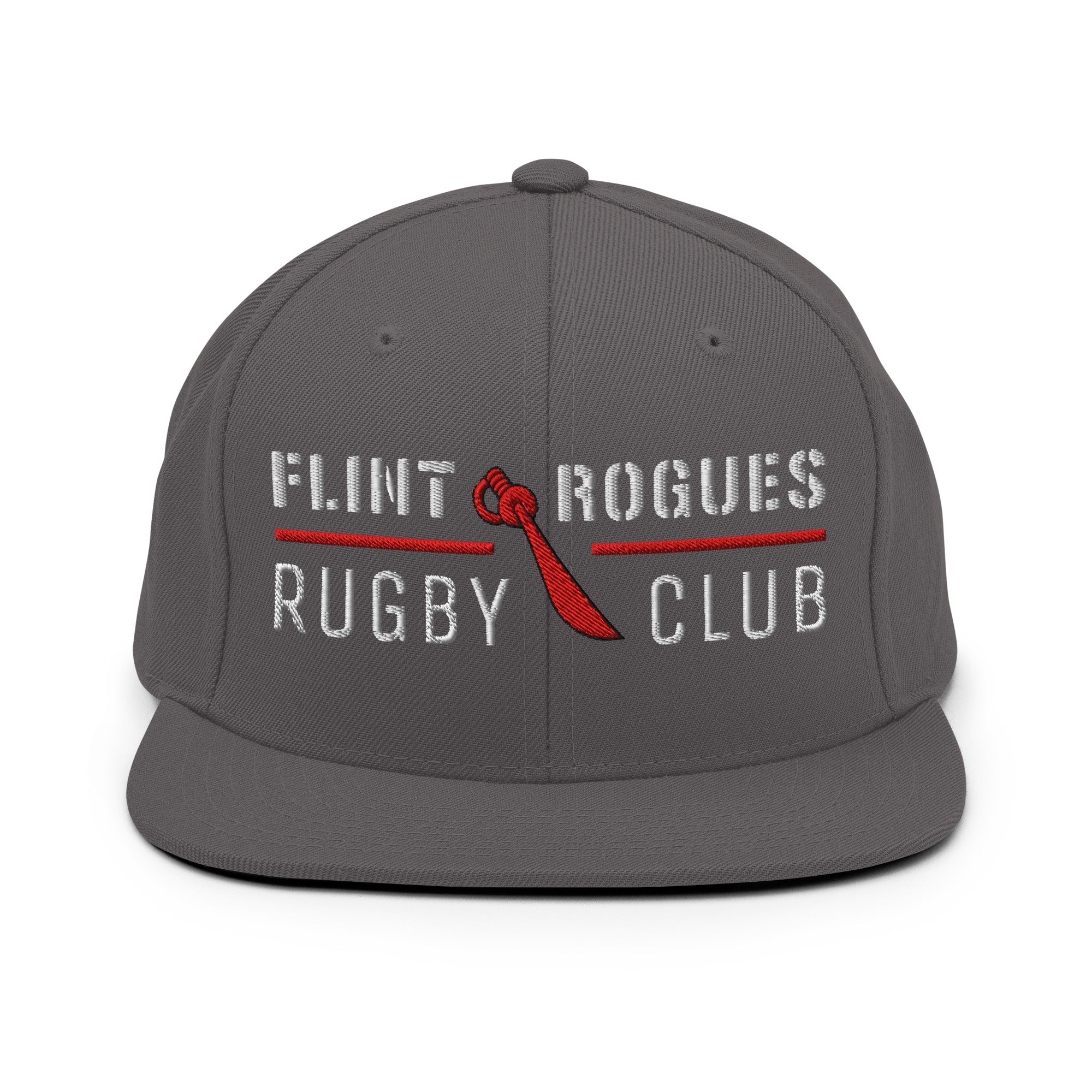 Flint Rogues RFC Classic Snapback Hat - Adjustable Unisex Baseball Cap for Men & Women - Perfect for Sports, Casual Wear & Outdoor Activities
