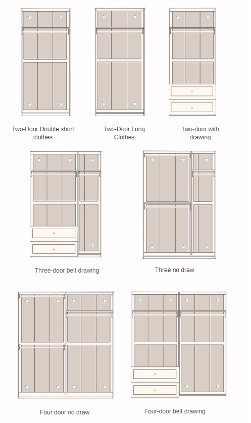 French Cream Pine Solid Wood Wardrobe - Elegant Bedroom Storage for Clothes & Accessories | Perfect for Master Bedroom, Guest Room & Walk-In Closets