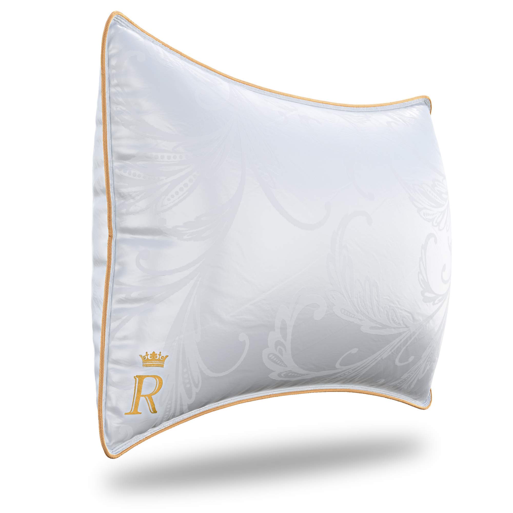 Royal Therapy Standard Size Pillows Set of 2 (20x26 in) - Hypoallergenic Adjustable Goose Down Alternative Pillows for Back, Side & Stomach Sleepers | Perfect for Home, Hotel & Travel Use