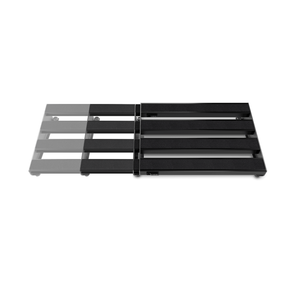 D'Addario XPND Double Row Pedalboard - Expandable Guitar Effects Pedal Board for Musicians | Perfect for Live Performances & Studio Recording