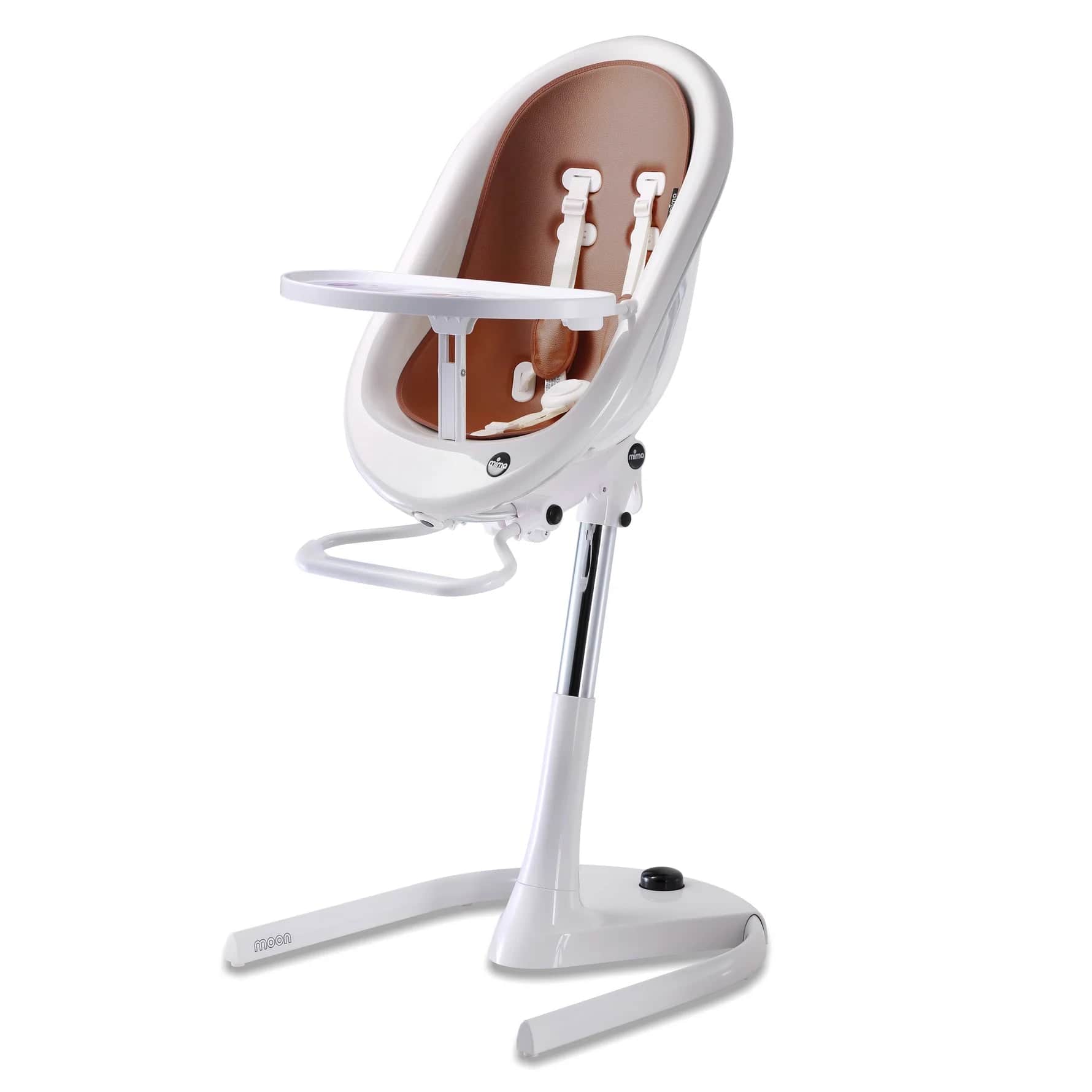 Mima Moon 2G High Chair for Babies & Toddlers - Modern Adjustable Baby Feeding Chair with Safety Harness - Perfect for Dining, Weaning & Playtime at Home
