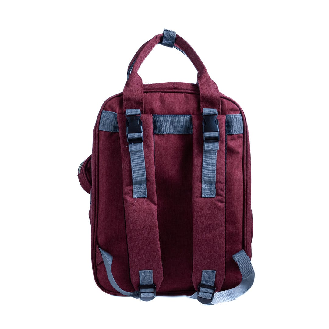 BabyBear Diaper Bag Backpack - Large Insulated Baby Bag with Changing Pad, Stroller Straps & Multiple Pockets for Travel, Daycare & Outings