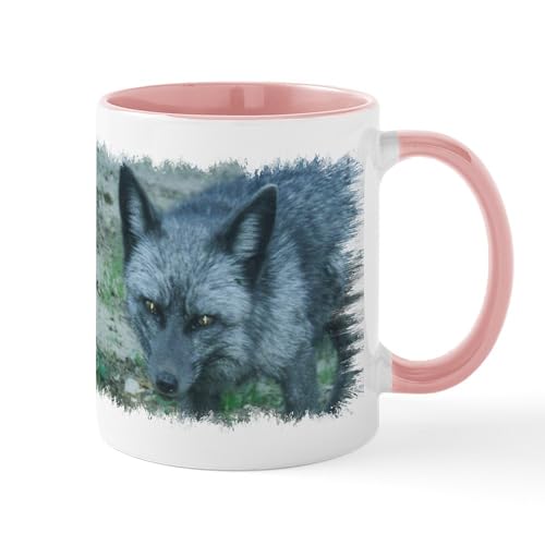 White/Pink Inside - Silver Fox Mug