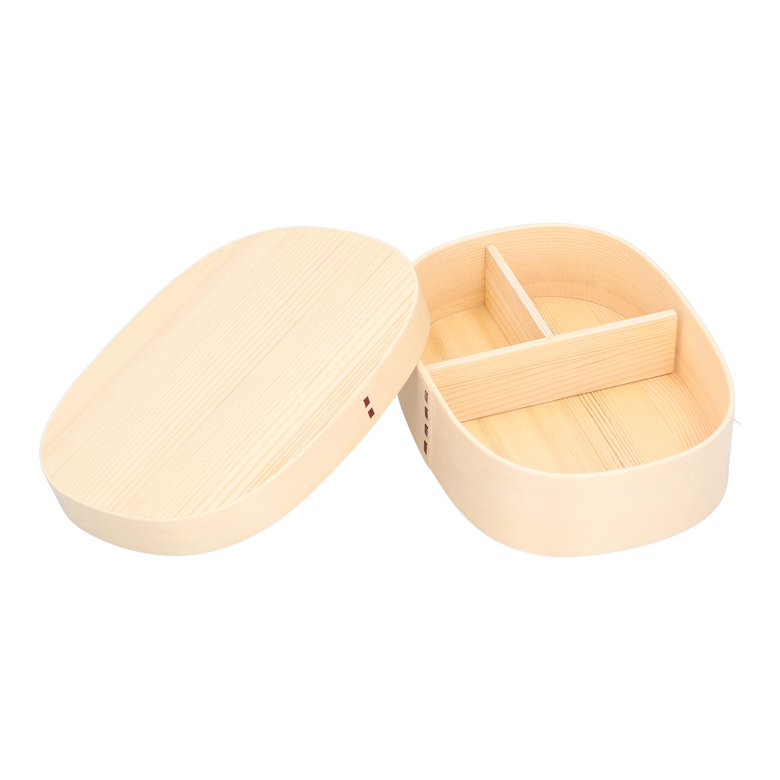 Eco-Friendly Wooden Bento Lunch Box - Reusable Food Storage Container for Office, School, Camping, Picnics & Travel - Perfect for Meal Prep, Kids Lunches & Outdoor Adventures