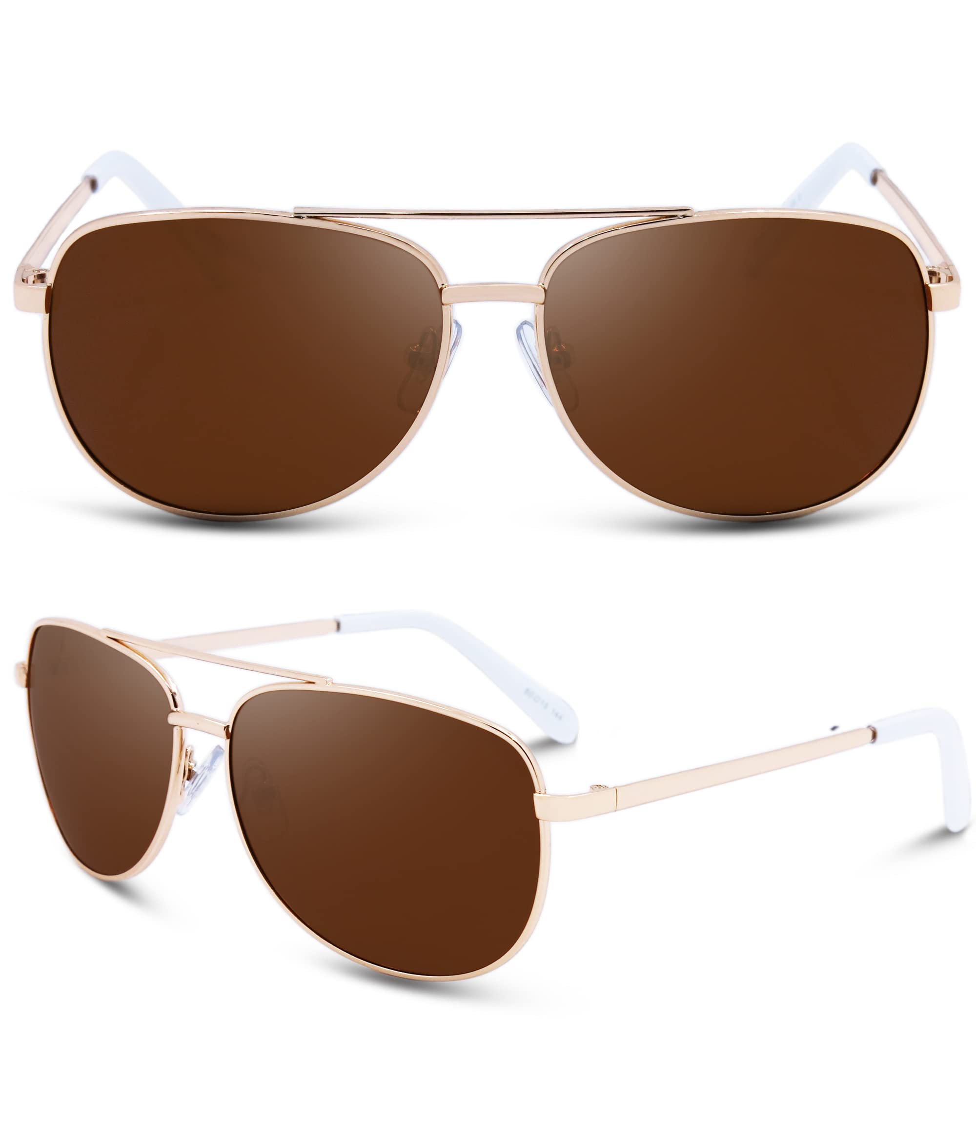 Moresun Classic Aviator TAC Polarized Sunglasses for Men - UV400 Protection, Trendy Fashion Shades for Driving, Outdoor & Sports Activities