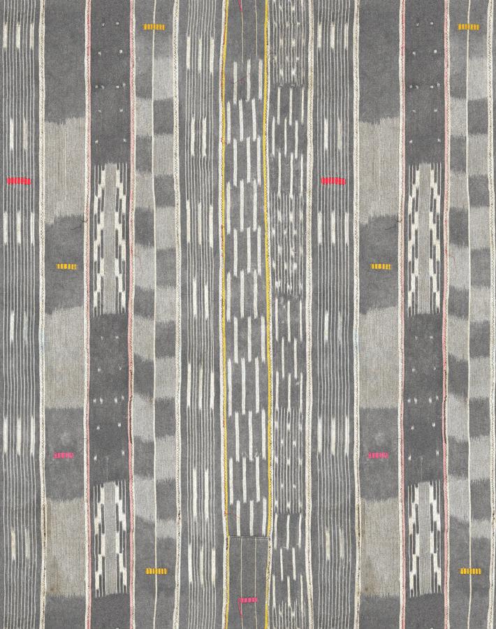 Chris Benz Large Madison Stripe Wallpaper - Faded Black Vintage Design | Perfect for Living Room, Bedroom & Home Office Decor