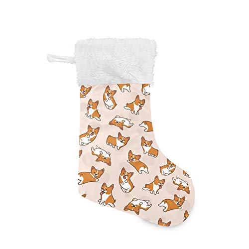 Cartoon Corgis Pattern