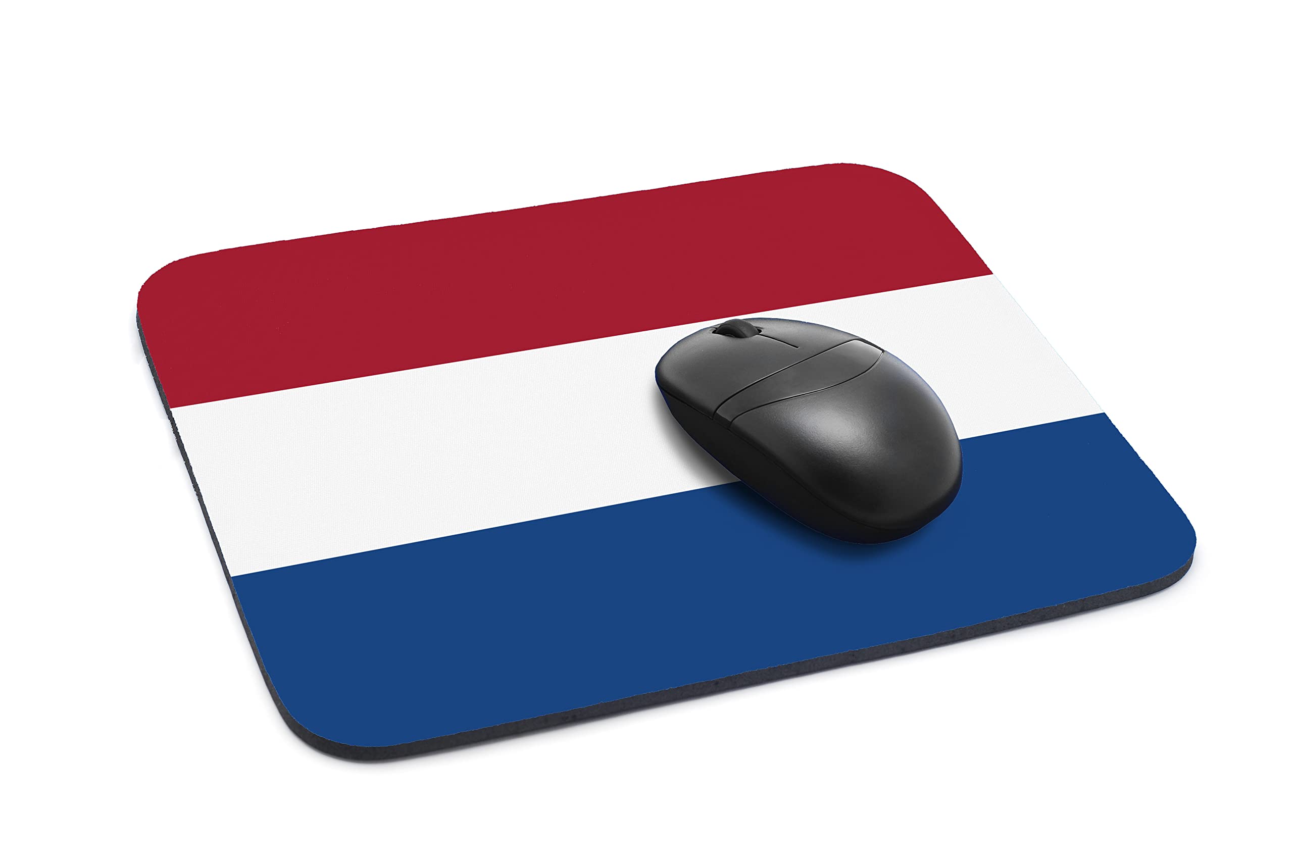 Netherlands Flag Mouse Pad - Non-Slip Rubber Base, Smooth Surface for Gaming & Office Use - Perfect for Dutch Fans, PC & Laptop Accessories