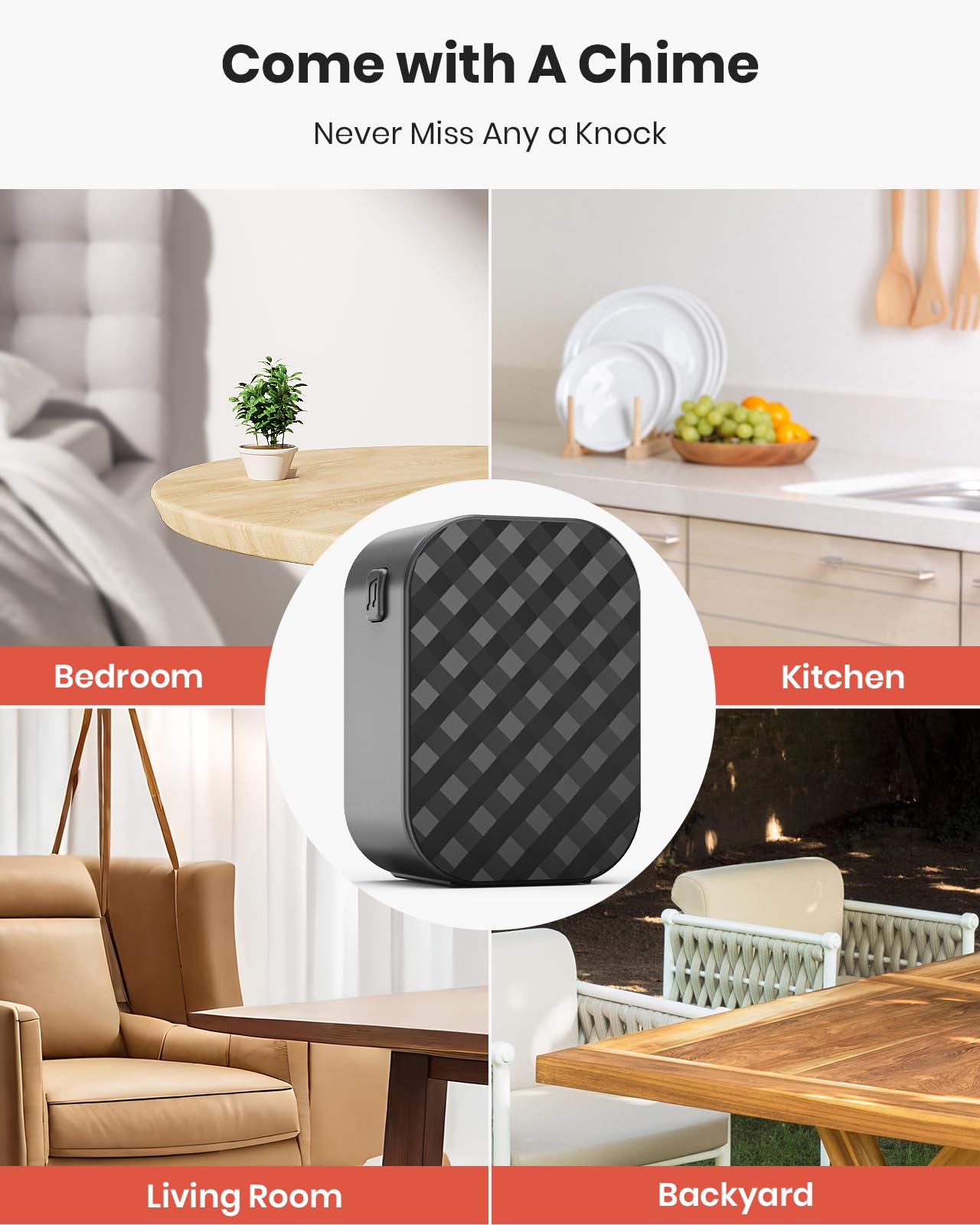 2K Dual Lens Wireless Doorbell Camera with Chime - Outdoor Security Camera with AI Human Detection, 2-Way Audio, Voice Changer & Night Vision | Alexa Compatible | Perfect for Home Security & Package Monitoring
