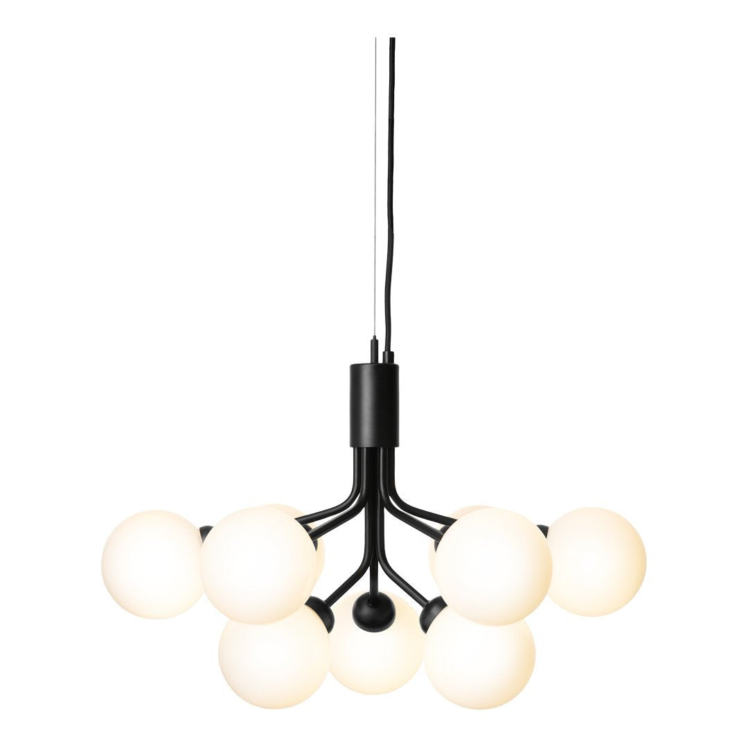 Apiales 9-Light Crystal Chandelier - Elegant Modern Ceiling Light Fixture for Dining Room, Bedroom, Living Room & Foyer Decor