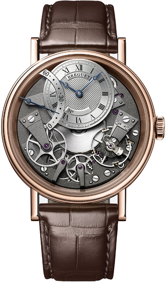 Breguet Tradition 7097 18K Rose Gold Automatic Men's Luxury Watch - Perfect for Business, Formal Events & Collectors