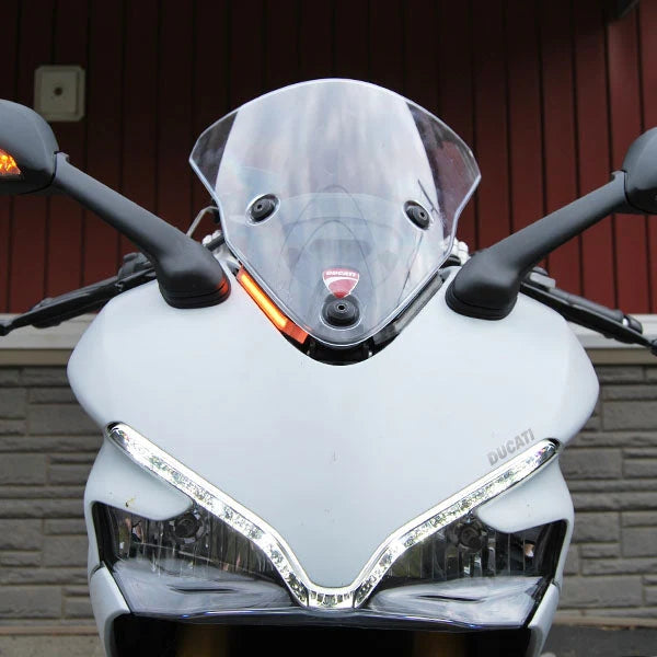 Ducati Supersport 939 Front Turn Signals LED Lights (2017-Present) - Compatible with Motorcycle, Bike, and Scooter - Perfect for Night Riding and Safety Enhancement