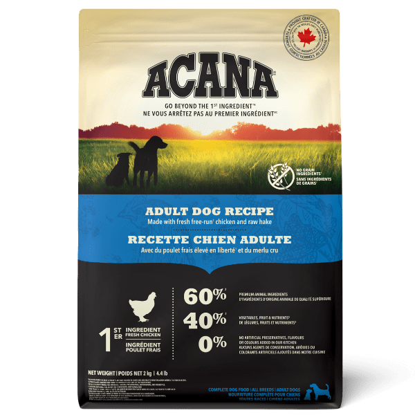 ACANA Adult Dry Dog Food - High Protein Grain-Free Recipe for Large & Small Breeds - Perfect for Daily Meals, Training Treats & Active Lifestyles