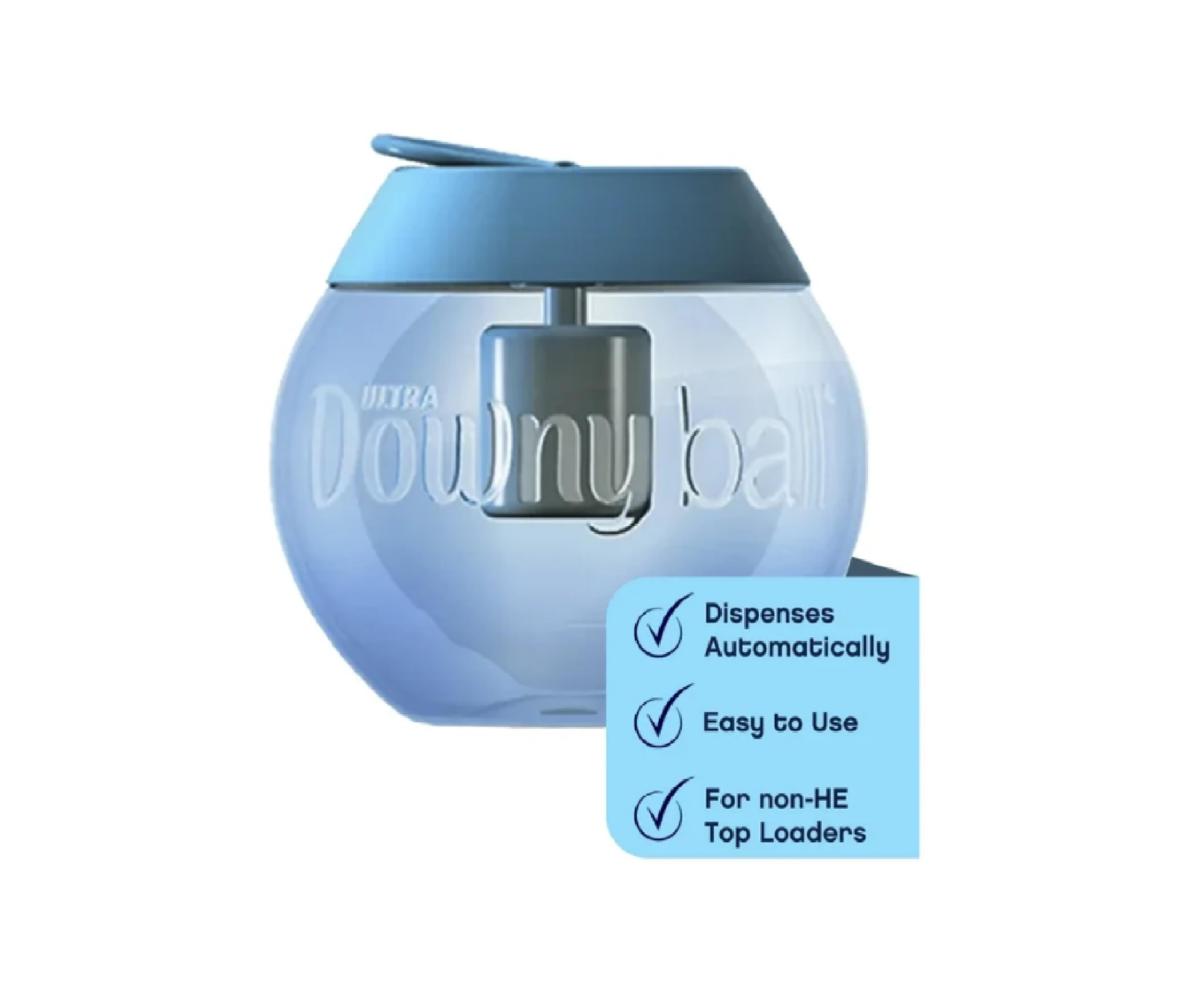 Downy Ball Automatic Liquid Fabric Softener Dispenser - 3 Pack | Laundry Softener Ball for Washing Machine | Perfect for Large Loads & Fabric Care