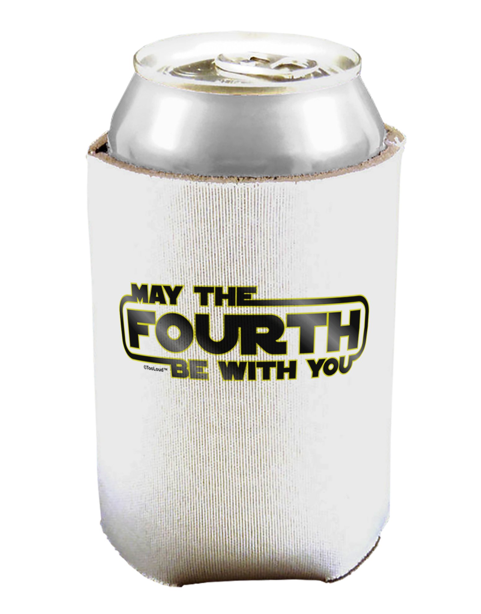 TOOLOUD Star Wars May The 4th Be With You Can & Bottle Insulator Cooler - 2 Pack Set for Beer, Soda & Beverages - Perfect for BBQs, Parties & Outdoor Adventures