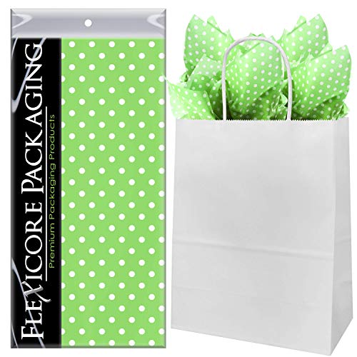 Lime Green Polka Dots