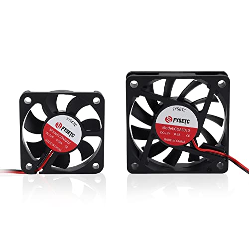 Anycubic Photon 3D Printer Cooling Fan Kit - 5010 Oil Bearing & 6010 Dual Ball Bearing Fans for SLA/DLP/LCD Printers | Motherboard & Printing Area Cooling Accessories | Perfect for 3D Printing Workshops & Hobbyists