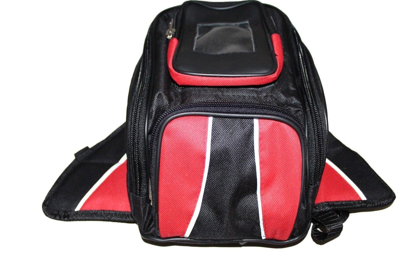 Small Magnetic Motorcycle Tank Bag - Red | Waterproof & Durable for Harley, Honda, Yamaha | Perfect for Commuting, Road Trips & Adventure Riding