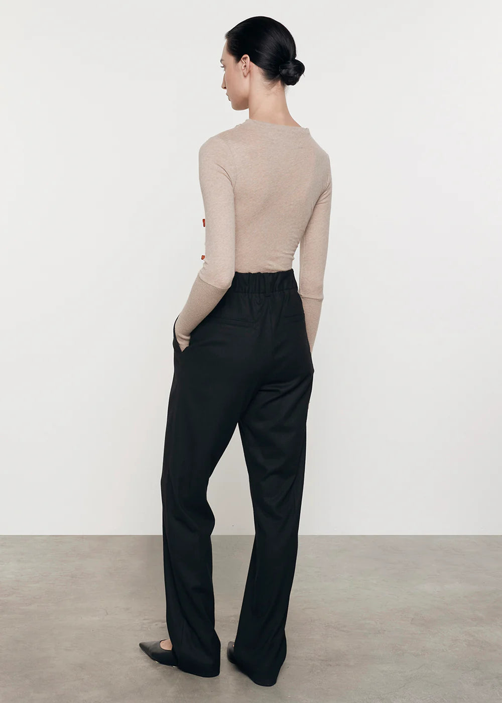 Luxury Cashmere Twist Top for Women - Soft & Warm Khaki Sweater | Perfect for Fall & Winter Layering, Office Wear & Casual Outfits