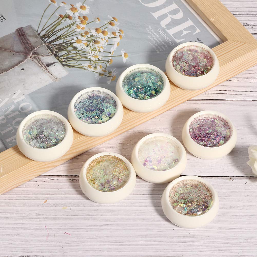 Easy Apply Nail Art Sequins - Bright Salon Decor for Home DIY