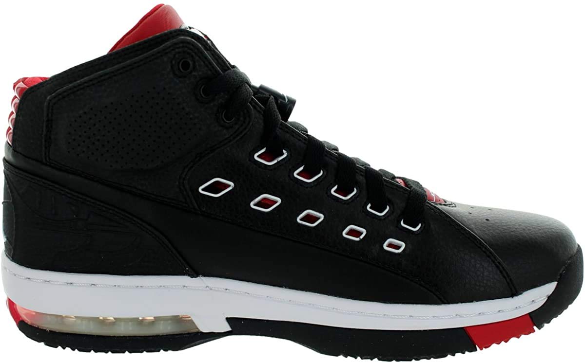 Original Air Jordan OL School Men's Sneakers - Black, White & Gym Red Retro Basketball Shoes for Casual Wear & Gym Training