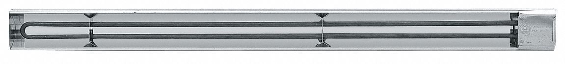 TEMPCO Outdoor Tubular Infrared Heater - 240VAC, 3.6kW Single Element - Perfect for Patio, Garage & Commercial Spaces