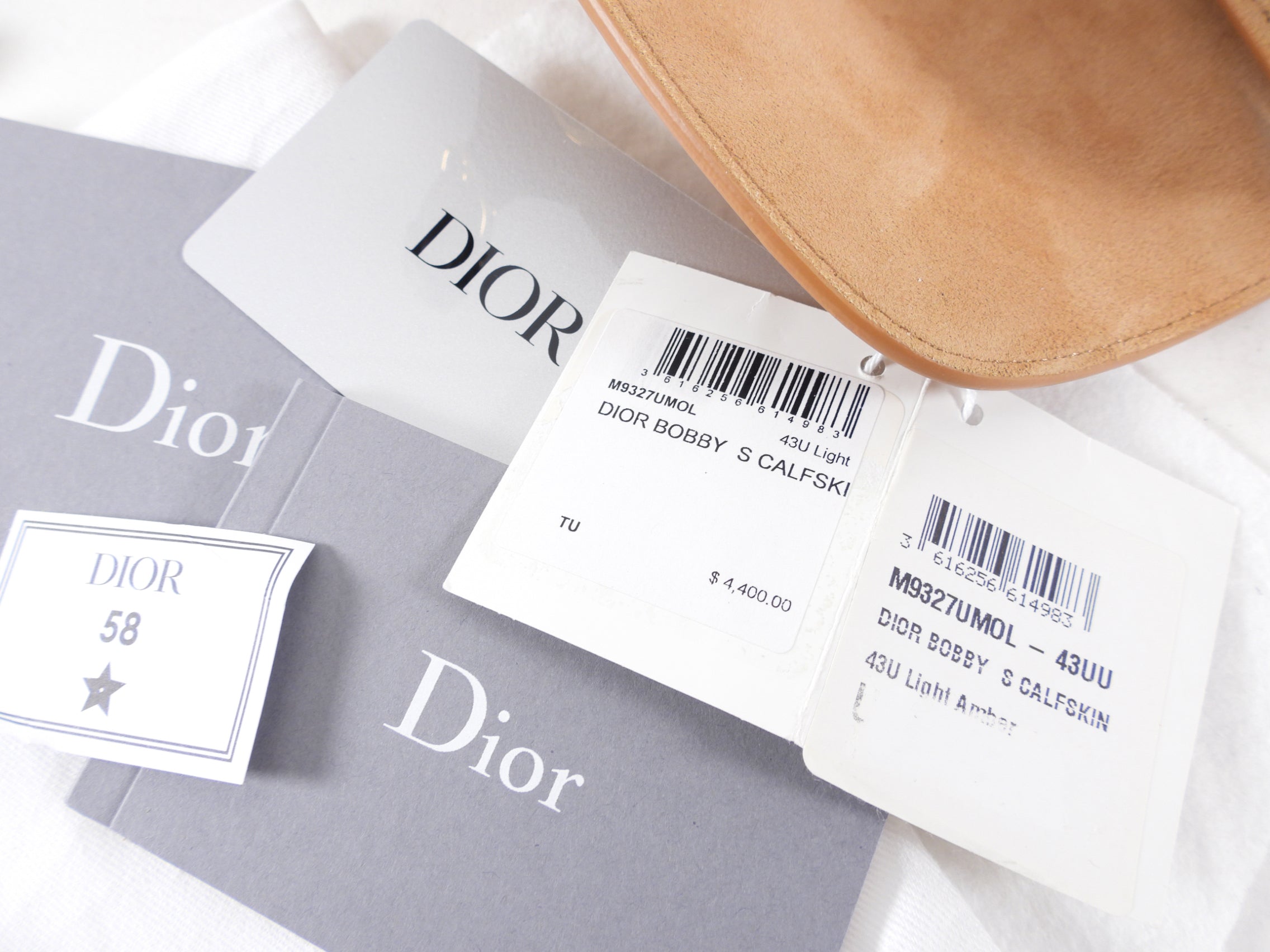 Dior Tan Box Calfskin East West Bobby Crossbody Bag - Luxury Leather Shoulder Purse for Women, Perfect for Date Night & Evening Events