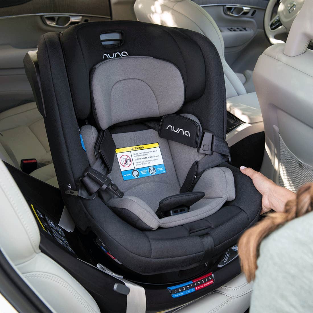 Nuna REVV 360 Rotating Convertible Car Seat for Toddlers - Safe & Easy to Install Infant to Booster Car Seat with Side Impact Protection - Perfect for Family Travel & Daily Commute
