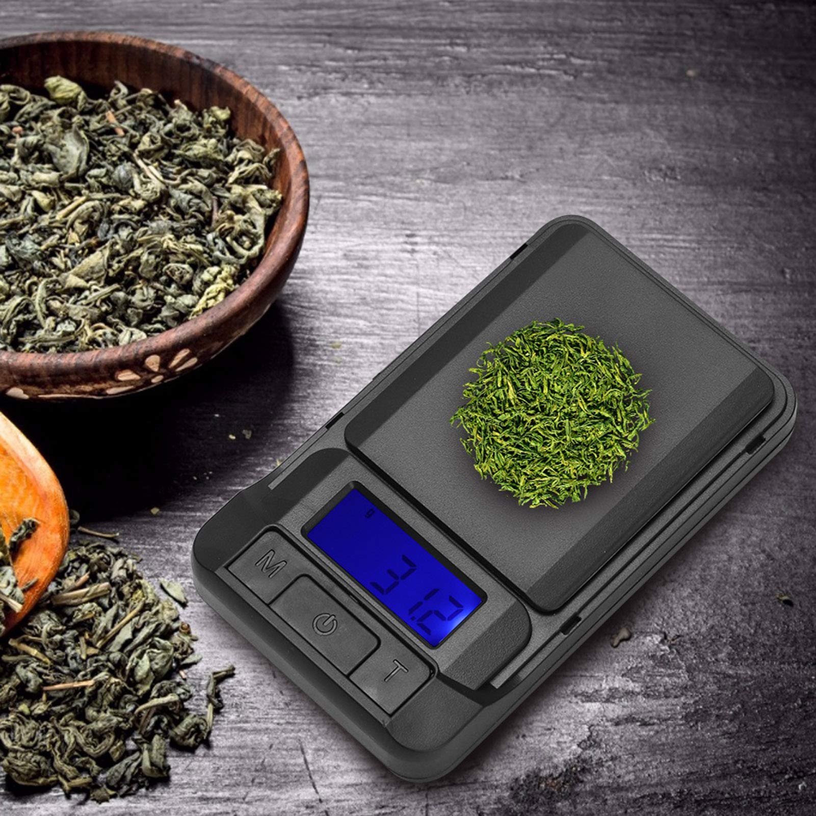 Mini Digital Electronic Kitchen Food Scale - Portable Tea & Coffee Measuring Counterpoise for Home, Restaurant, Coffee Shop, Baking & Meal Prep