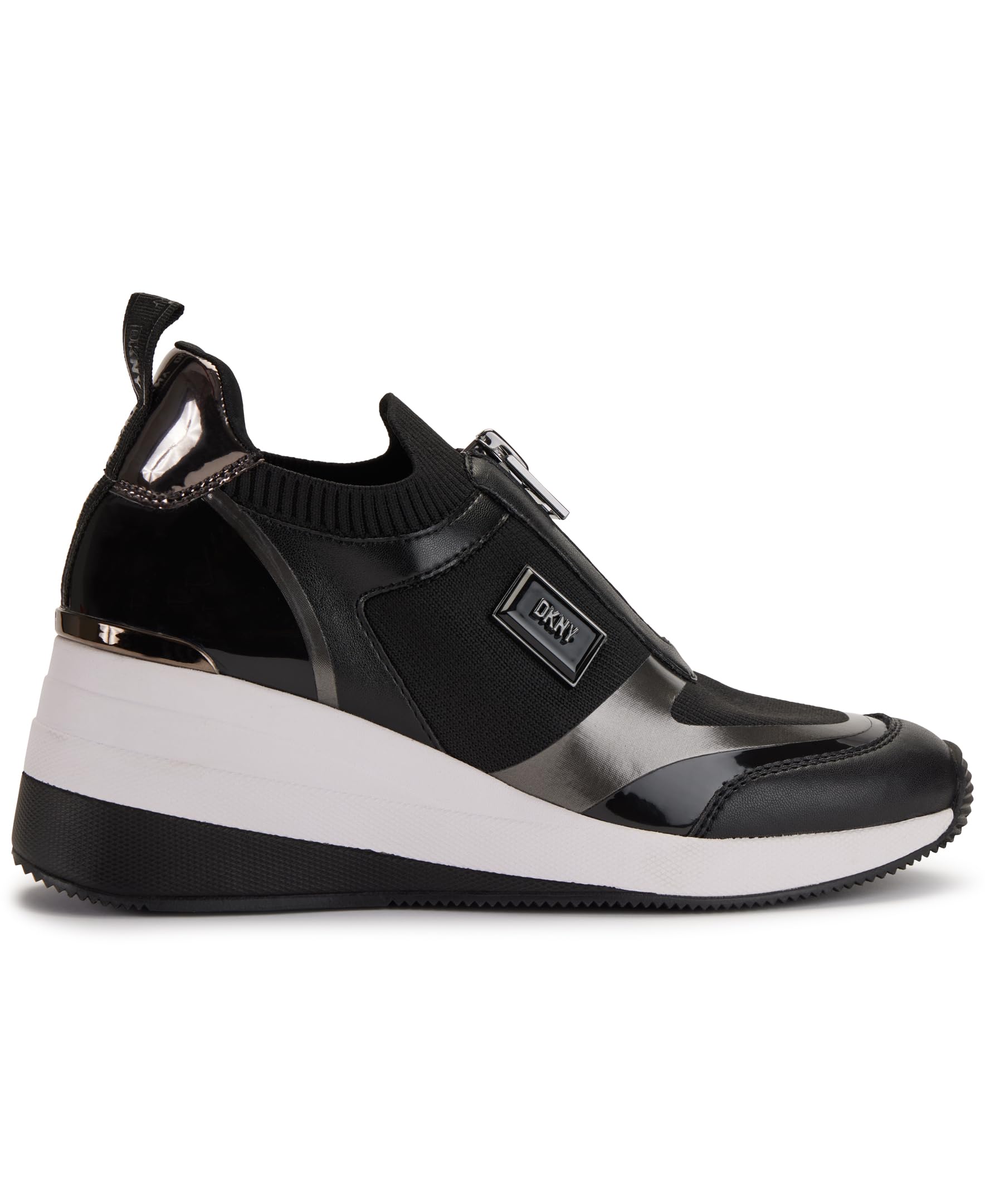 DKNY Women's Athletic Everyday Kaz-Wedge Sneakers - Comfortable Casual Shoes for Walking, Running & Gym Workouts - Perfect for Work, Travel & Outdoor Activities