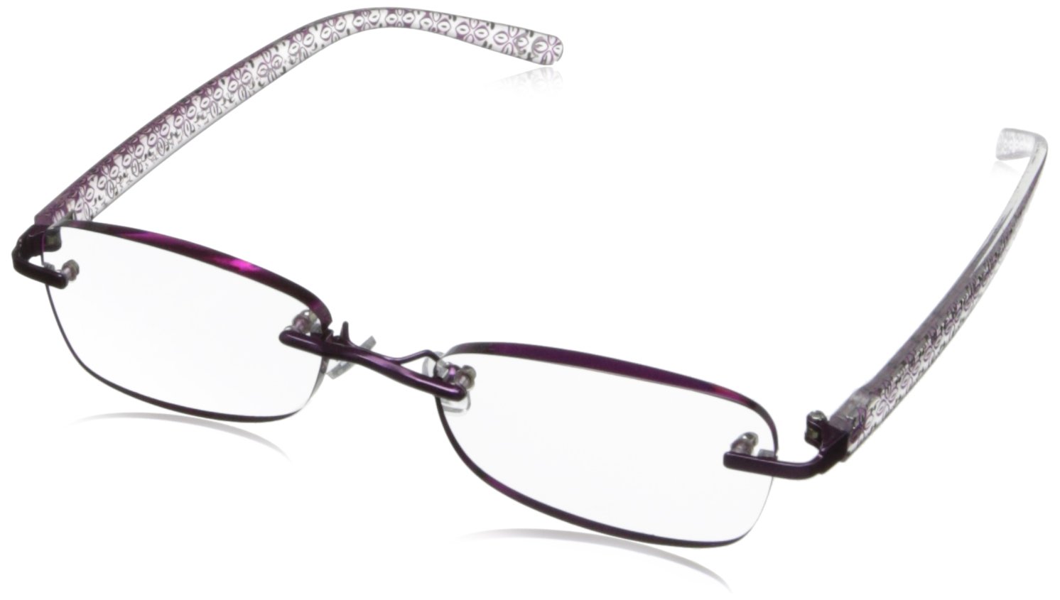 Foster Grant Women's Daniella Round Reading Glasses +1.50 +2.00 +2.50 +3.00 Strength | Lightweight & Stylish for Reading, Computer, and Crafting