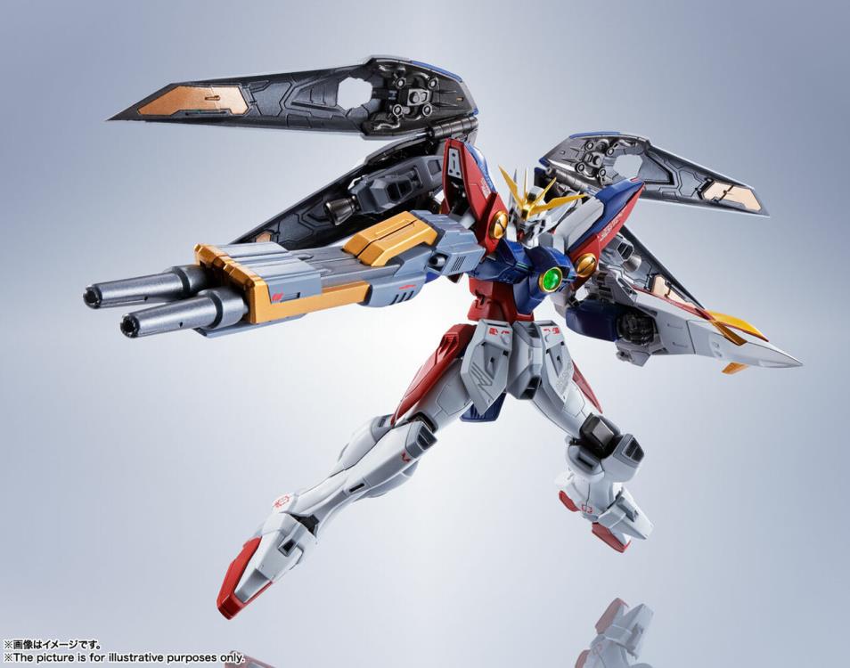 Bandai Metal Robot Spirits Gundam Wing XXXG-00W0 Wing Gundam Zero TV Version - High-Quality Collectible Action Figure for Anime Fans & Model Builders | Perfect for Display, Gifts & Anime Collections
