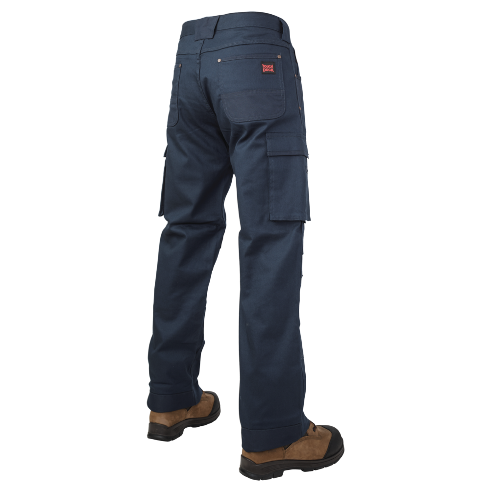 Tough Duck Relaxed Fit Flex Twill Carpenter Pants WP05 - Durable Work Pants for Construction & Carpentry | Comfortable Utility Pants for Outdoor Work & DIY Projects