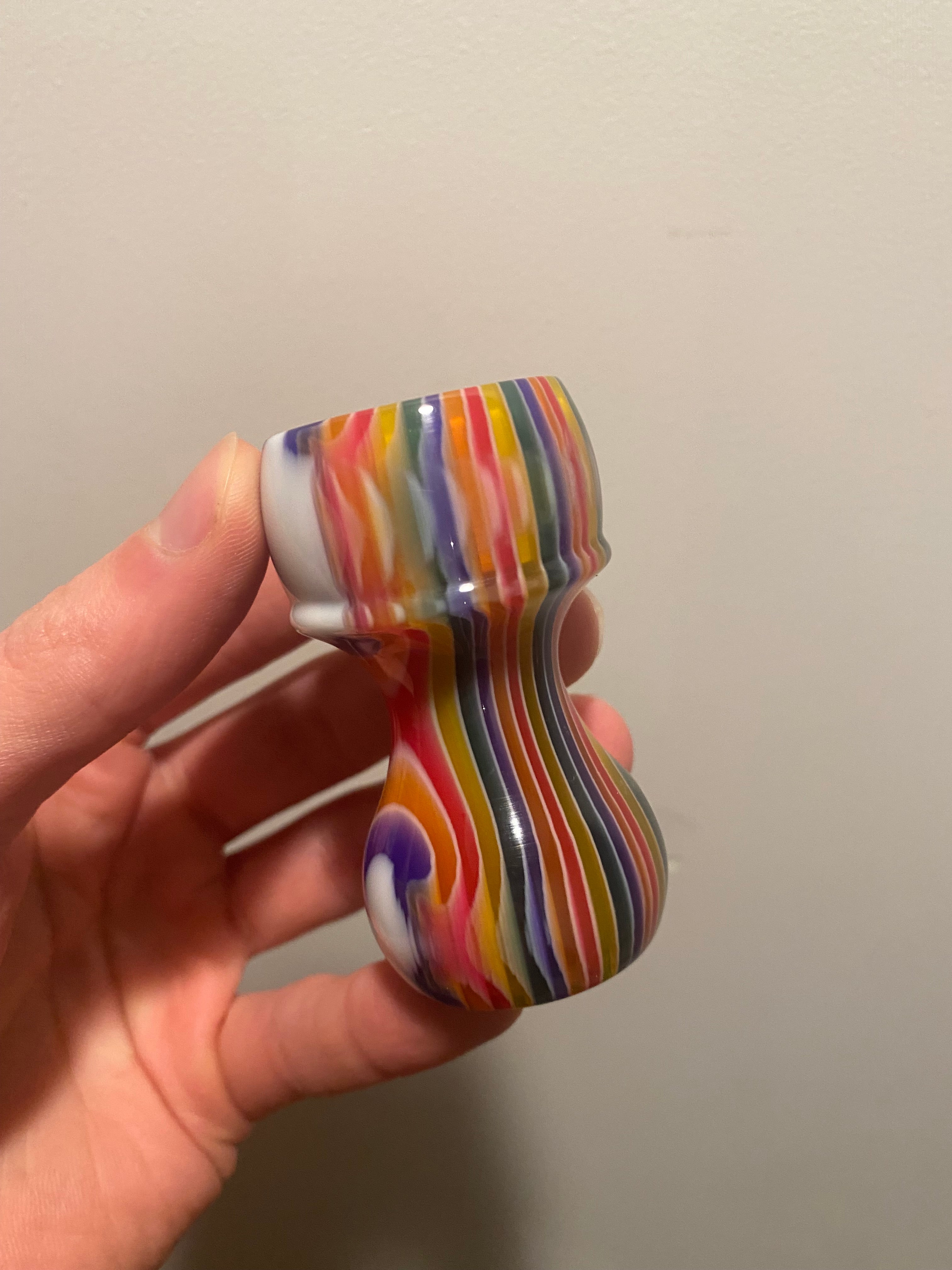 Handcrafted Candy Stripe Shaving Brush Handle - Fits 24mm & 26mm Knots - Premium Factory Second - Perfect for Wet Shaving & Grooming Kits - Ideal Gift for Men's Skincare Routine