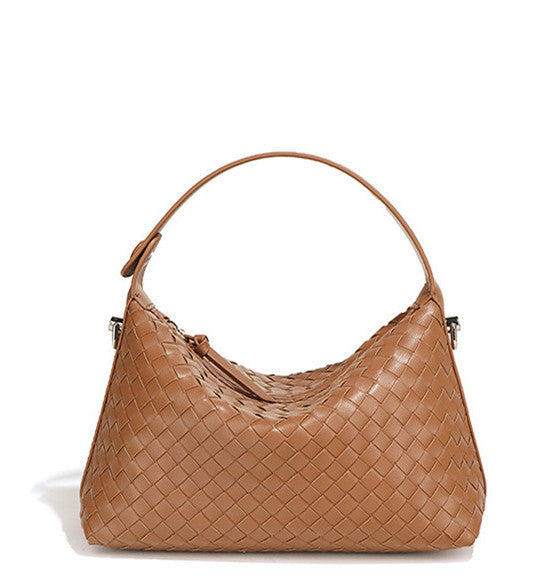 Stylish Woven Everyday Tote Bag for Women - Lightweight & Durable Handbag for Work, Shopping & Travel | Fashionable Crossbody & Shoulder Bag for Daily Use