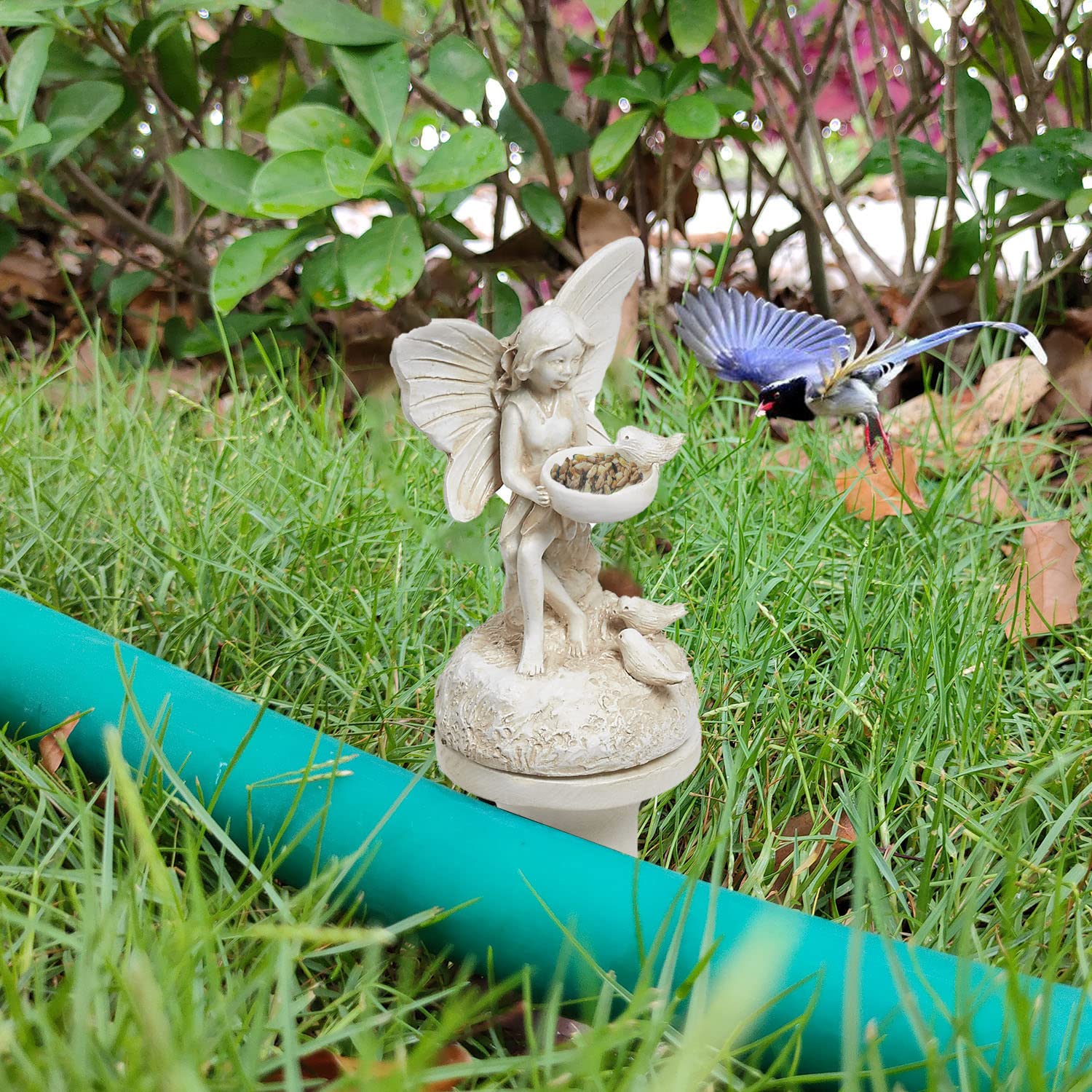 3PCS Rust-Free Garden Hose Stakes - Metal Lawn Hose Support for Yard & Garden Care