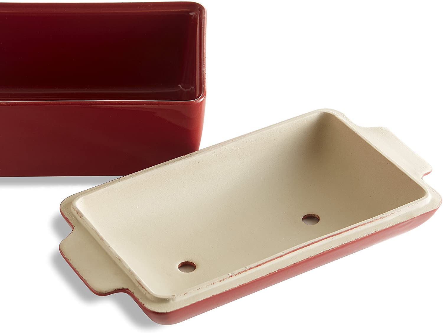 Emi Gold Bread Loaf Baker - Premium Stainless Steel Bread Pan with Non-Stick Coating, Perfect for Homemade Bread Baking (Burgundy) - Ideal for Kitchen, Baking Enthusiasts, and Gift Giving
