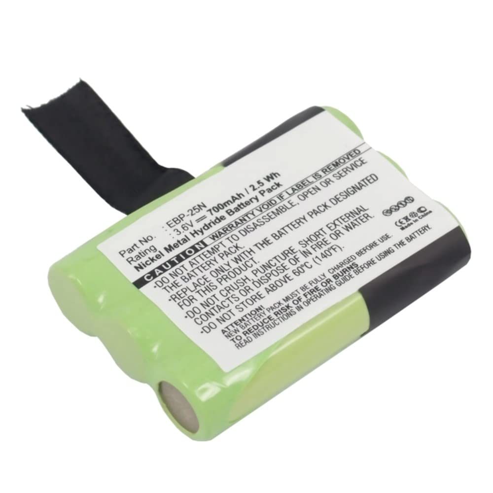 Synergy Digital 2-Way Radio Battery - High Capacity 700mAh Ni-MH Replacement for ALINCO DJ-S41 & EBP-25N - Perfect for Outdoor Adventures, Emergency Communication, and Security Work