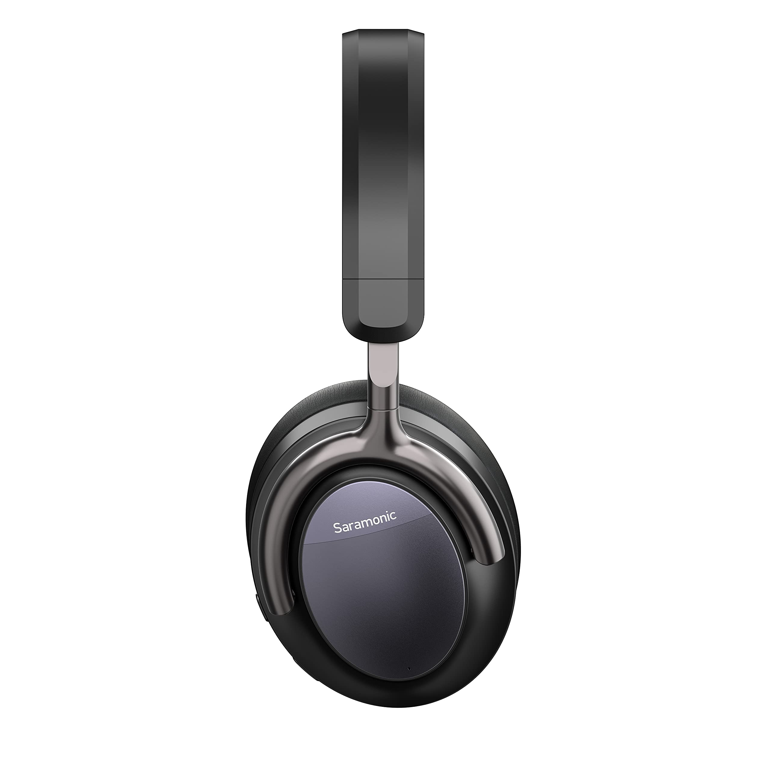 Saramonic SR-BH900 Wireless Bluetooth 5.0 Over-Ear Headphones with Active Noise Cancelling (ANC), 40mm Drivers & Leather Earpads - Perfect for Travel, Office Work & Music Listening (Black)