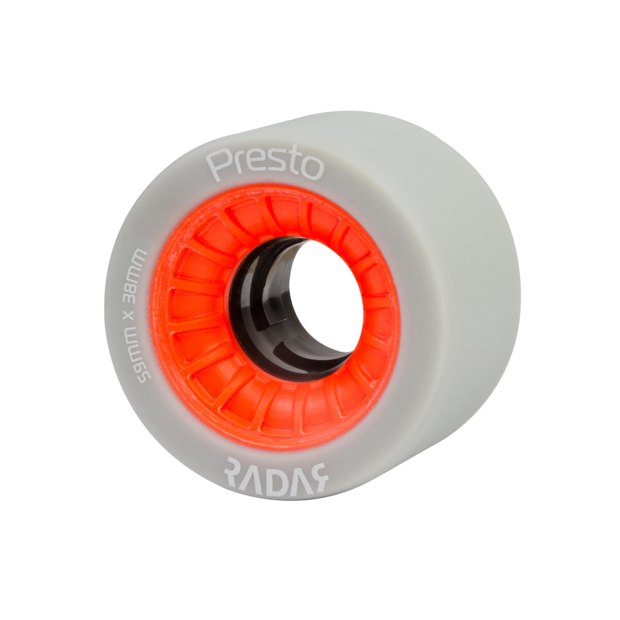 Presto 59mm Radar Wheels - 4 Pack for Skateboards, Longboards & Roller Skates - High-Performance Wheels for Smooth Riding & Durability