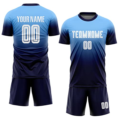 Gradient Light Blue-navy-white