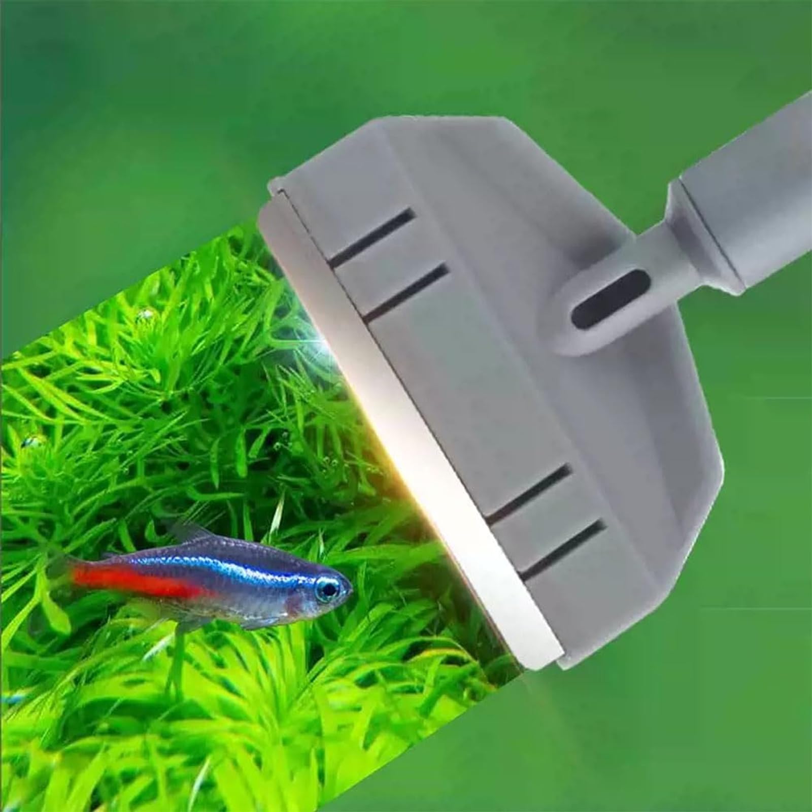 Premium 3-in-1 Fish Tank Cleaner Kit - Aquarium Glass Cleaner, Algae Scraper & Right Angle Brush for Crystal Clear Water | Complete Maintenance Solution for Freshwater & Saltwater Tanks | Perfect for Home, Office or Classroom Aquariums